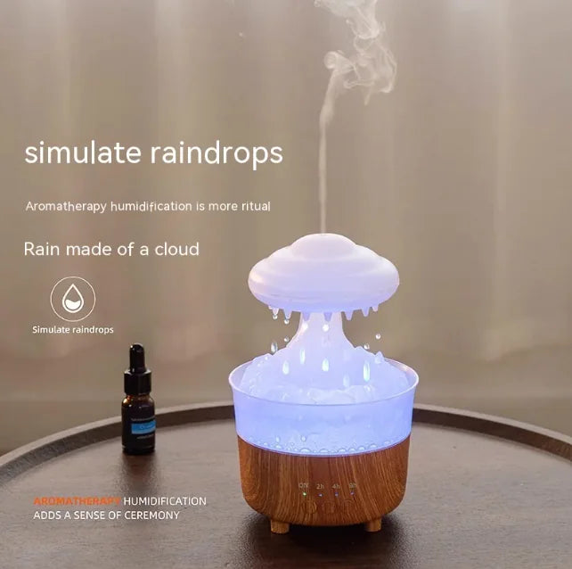 Sereni Cloud Silent Remote-Control Rainbow Humidifier