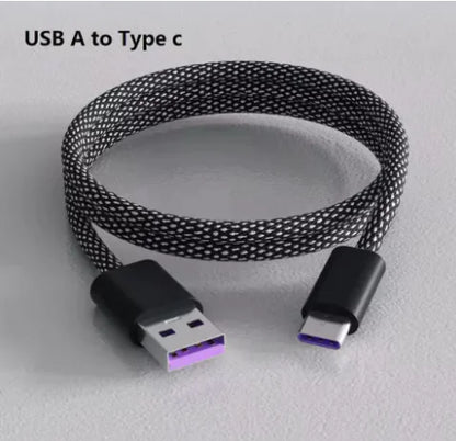 Magnetic USB-C Cable - 100W High-Speed Data & Power Cable