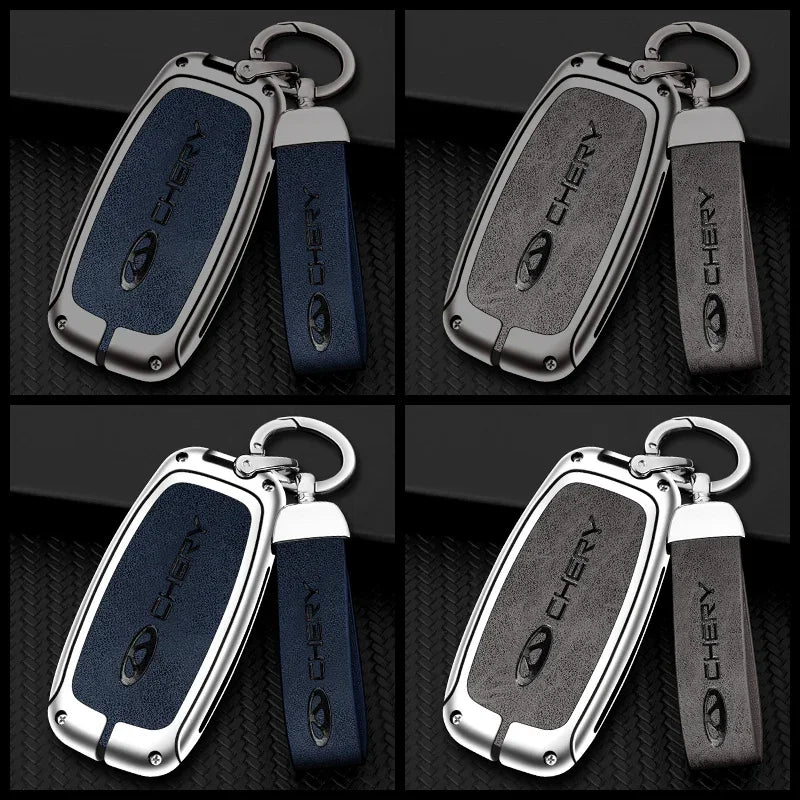 Zinc alloy car smart key case protective case suitable for Chery Tiggo 8 Pro Tiggo 8plus New Arrizo 5 Plus 7pro keychain