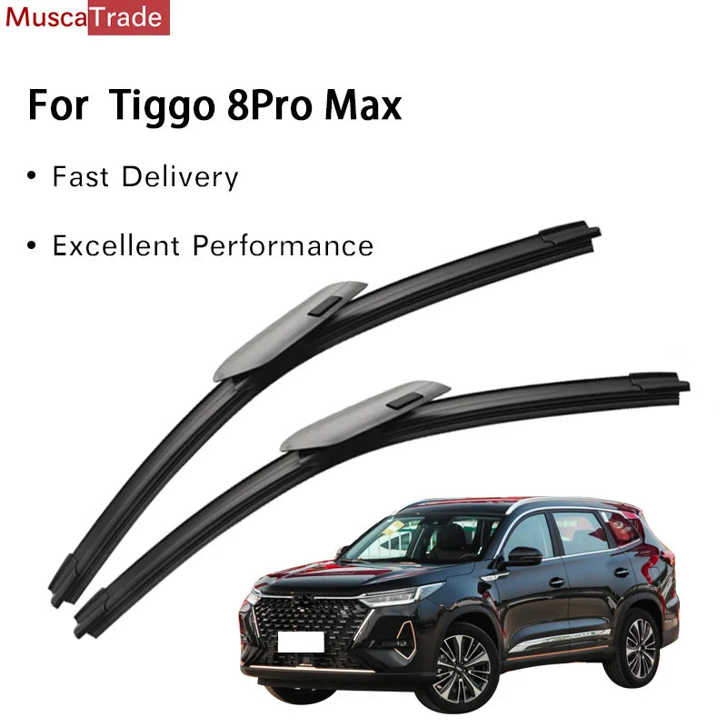 Front Rear Window Wiper Blades For Chery Tiggo 8 Plus Pro Max 2020 2021 2022 2023 Chirey Skytour Fownix Car Accessories Silicone