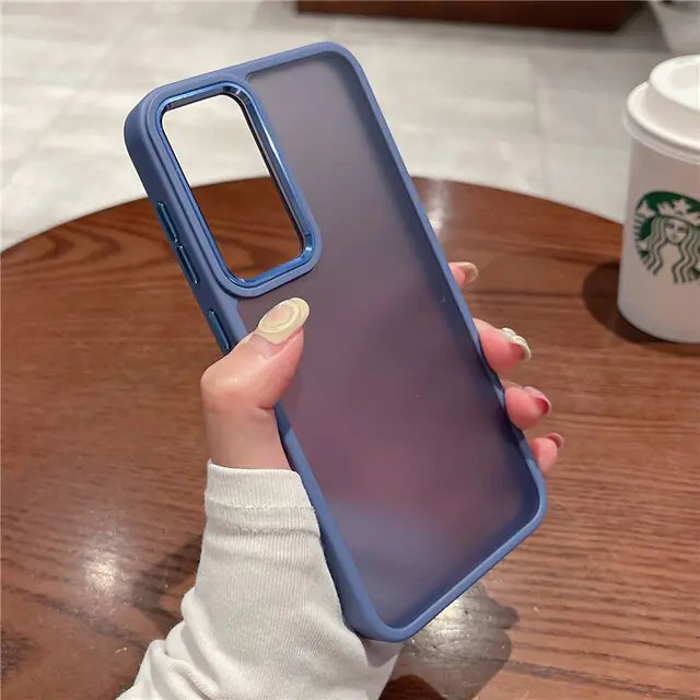 Luxury Matte Transparent Case