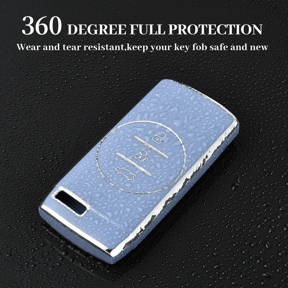 Auto TPU Car Key Case Cover For Chery Tiggo 7 Pro 8 Pro Exeed Tiggo 2 3x Arrizo 5Pro Gx 5x EQ7 Tiggo Keychain Key Ring Holder