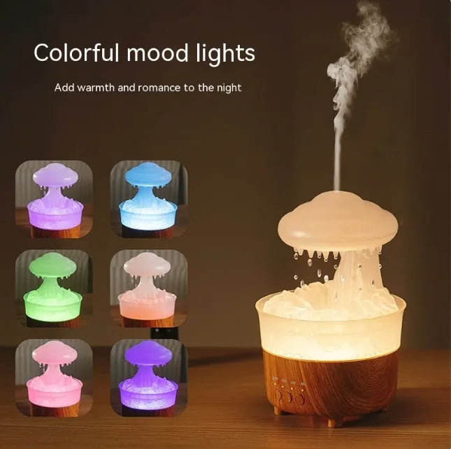 Sereni Cloud Silent Remote-Control Rainbow Humidifier