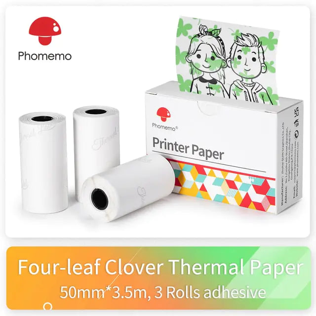 Phomemo Printer Sticker Self-Adhesive M02 Series Printer Paper