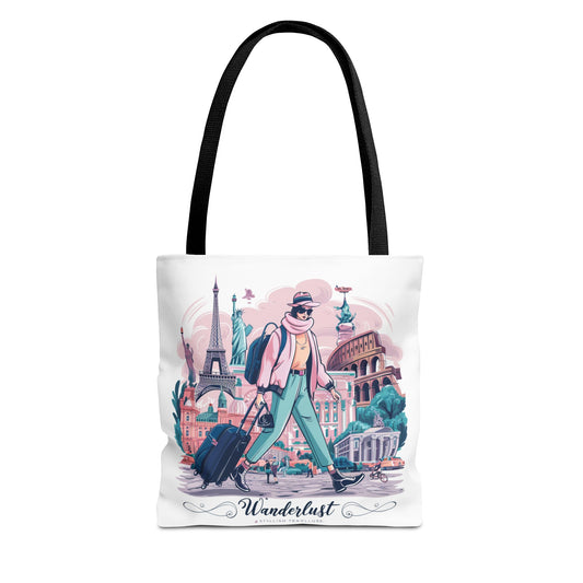 Custom-Printed Tote Bags - Durable, Stylish, and Versatile with Multiple Handle Colors | Available in 3 Sizes | NouranTrips.shop