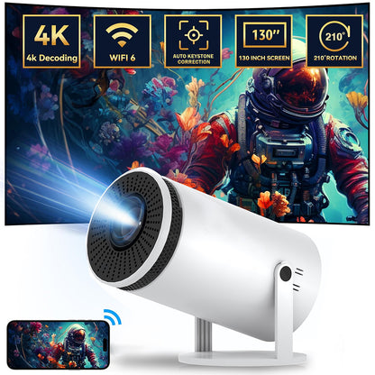 Portable 4K HD Mini Projector with Bluetooth – Y5S Home Theater System