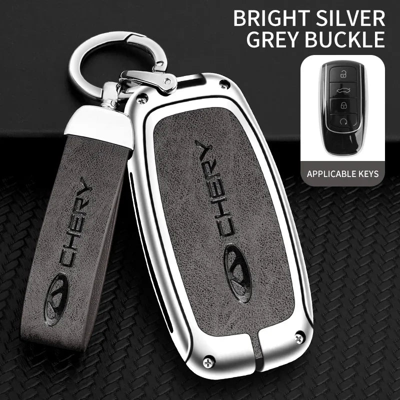 Zinc alloy car smart key case protective case suitable for Chery Tiggo 8 Pro Tiggo 8plus New Arrizo 5 Plus 7pro keychain