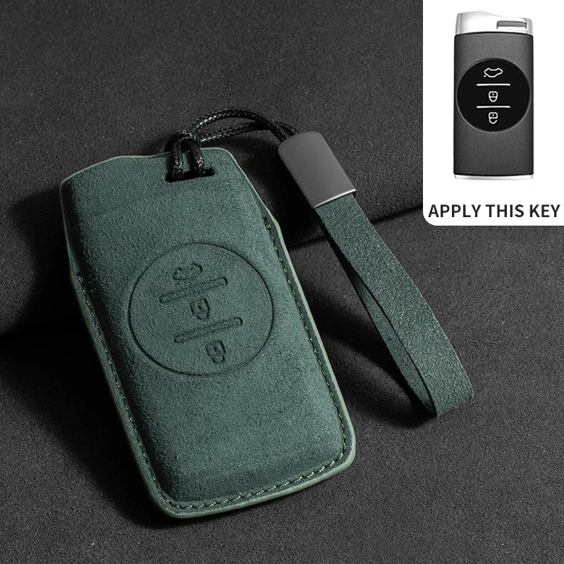 FOR CHERY Omoda 5 Tiggo 8 Pro 9 arrizo 5plus Tiggo 3 5X plus Jaecoo J7 8  Exeed TXL Key Fob Cover Suede leather case accessories