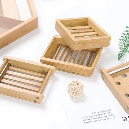 Wooden Bamboo Soap Dish