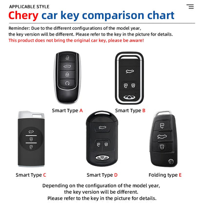 Zinc alloy Car Key Case For Chery Tiggo 8 Pro Tiggo 8 plus New 5 plus 7 pro Chery Tiggo 7 Pro Max Omoda 5C 5 Motor wholesale