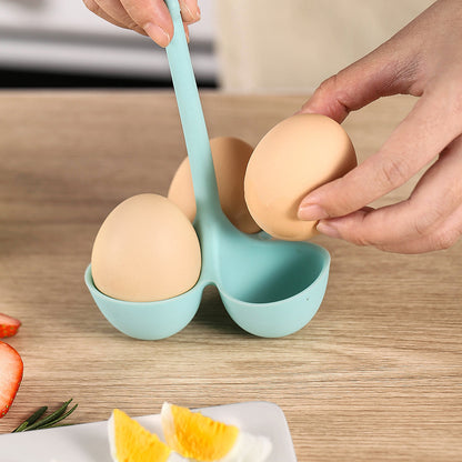 3-hole High Temperature Resistant Egg Boiler Food Supplement Steamed Egg Carton