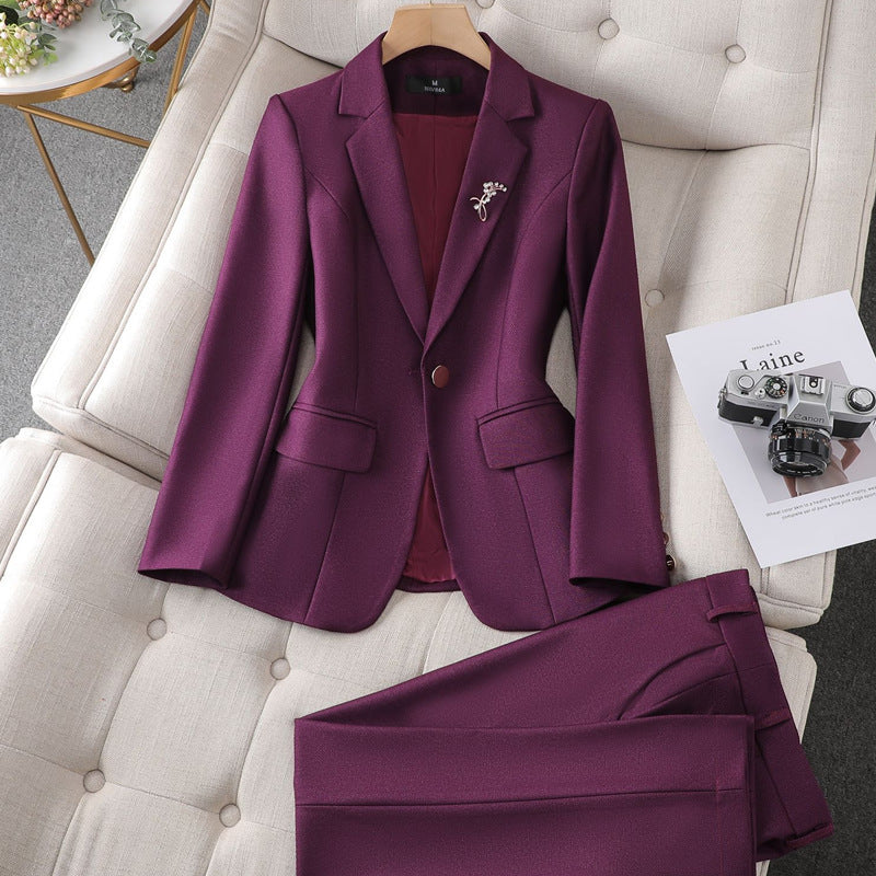 Business Suit Women's Fashion Casual Work Clothes