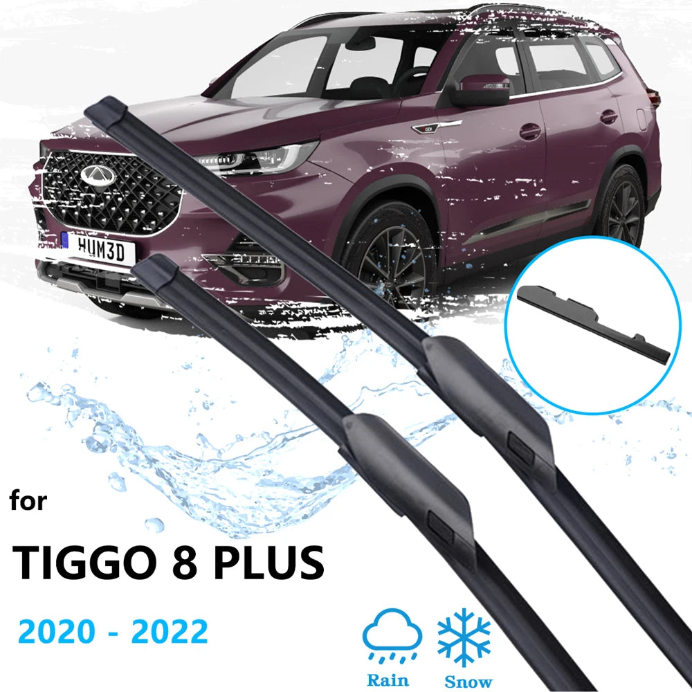 For Chery Chirey Skytour Fownix Tiggo 8 Plus Pro Max 2020 2021 2022 Wiper Blades Silicone Front Window 23" 18"Car Accessories