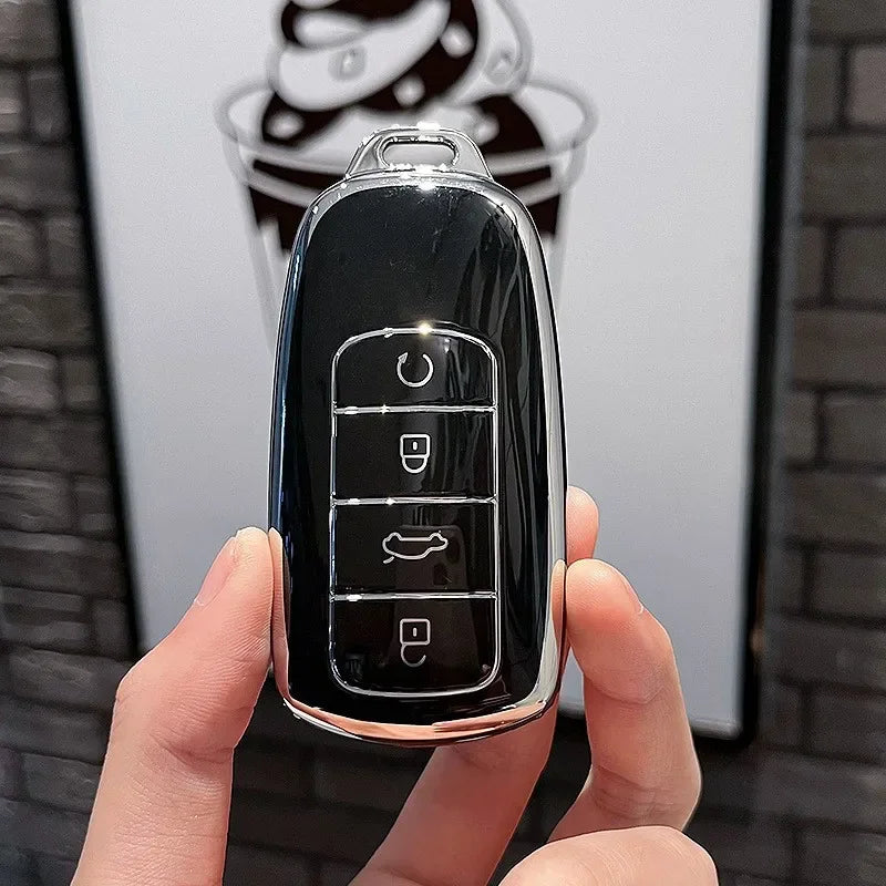 Fashion TPU Car Key Case Cover For Chery Tiggo 8 Pro Tiggo 8plus New 5 plus 7pro Car Key Protector Shell Fob Accessories