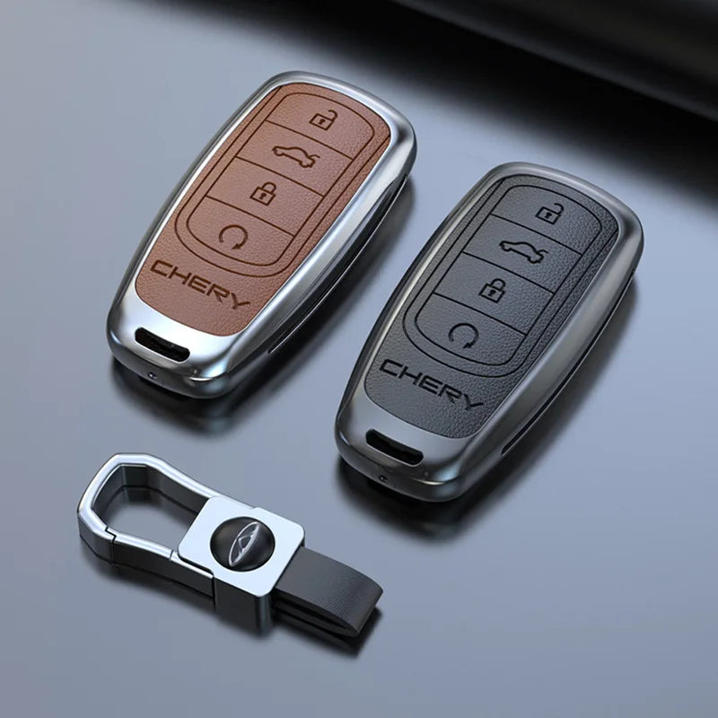 Zinc alloy Car Key Case For Chery Tiggo 8 Pro Tiggo 8 plus New 5 plus 7 pro Chery Tiggo 7 Pro Max Omoda 5C 5 Motor wholesale