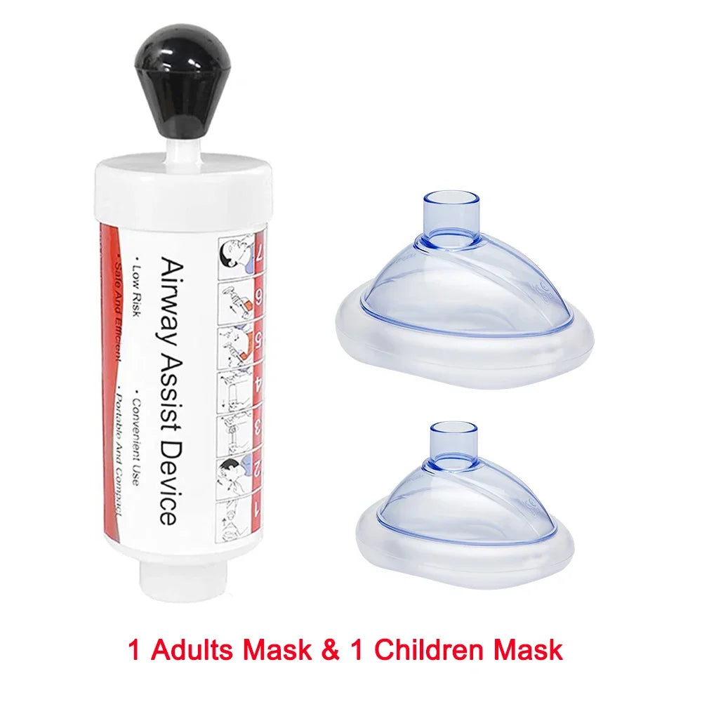 Upgrade Portable Anti Choking Device Choking Emergency Life Saving Suction Vac Anti Choke Device First Aid Kit for Kids Adults