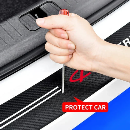 chery Car Door Threshold Carbon Fiber decoration Sticker For chery tiggo 2 3 4 7 Pro 8 pro Arrizo8 Stickers Accessories