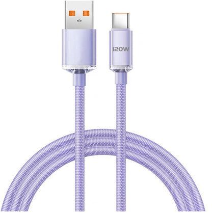 120W Super Fast Charge 6A Data Suitable For Type-c Charging Cable