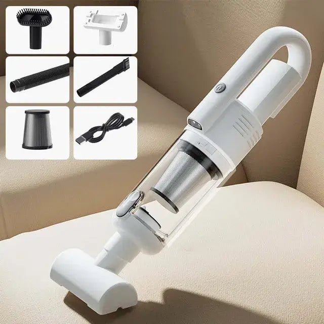 Hand Held Vacuum Cordless: Handheld Vacuum Cleaner Rechargeable Car Vacuum with 120W High Power, Lightweight Mini Vacuum, Wet Dry Small Hand Held Vacuum Cleaner for Car, Pet & Home