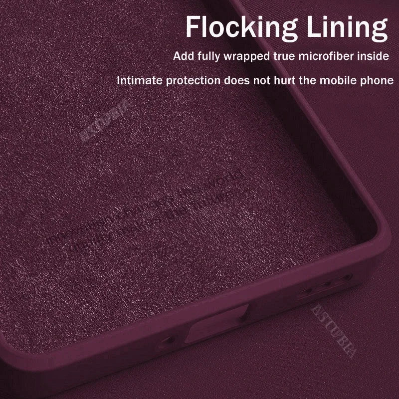 New Luxury Liquid Silicone Case For Samsung Galaxy S24 S23 S22 S21 S20 Ultra Plus FE A54 A53 A52 A73 5G 4G Shockproof Soft Cover