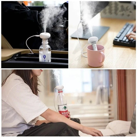 White Adjustable USB Humidifier