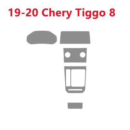 For Chery TIGGO 8 Pro 2022-2023 Gearbox Panel Navigation Screen Automotive Interior TPU Protective Film Anti-Scratch Sticker