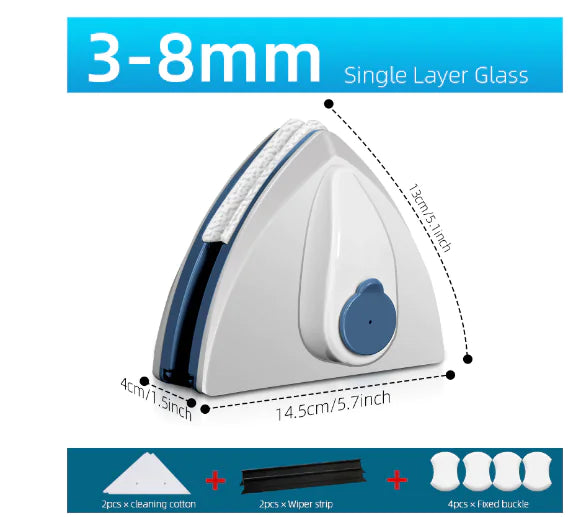 Magnetic Double-sided Glass Window Cleaner