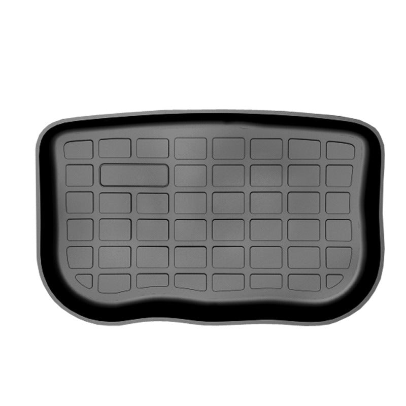 Tesla Model Y Floor Mat & Cushion Set - Full Car Coverage, Rubber Material, Tailored for Standard & Seven-Seater Models