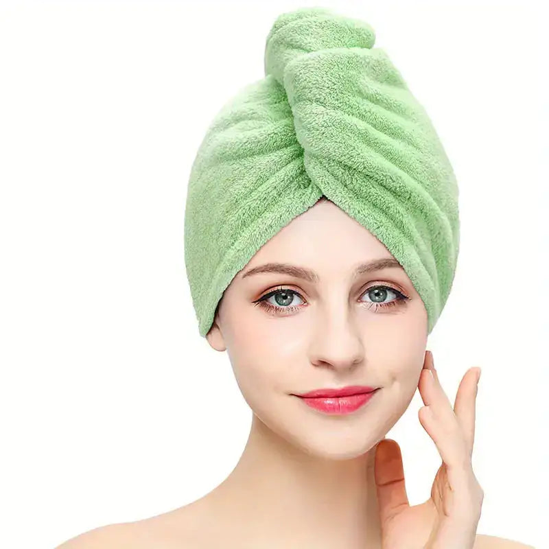 Women Hair Drying Hat | Quick-dry Microfiber Hair Towel Cap/Hat | Bath Hat | Solid Towel Cap | Super Absorption Turban