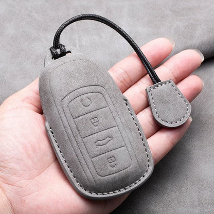 Leather Car Key Case Cover For Chery Tiggo 8 Pro Tiggo 8plus New 5 plus 7pro Chery Tiggo 7 Pro Max Omoda 5 C5 Modod Car Keychain