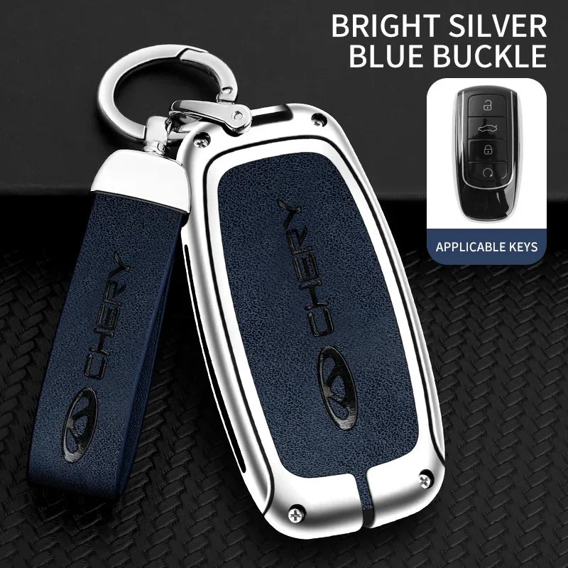 Zinc alloy car smart key case protective case suitable for Chery Tiggo 8 Pro Tiggo 8plus New Arrizo 5 Plus 7pro keychain