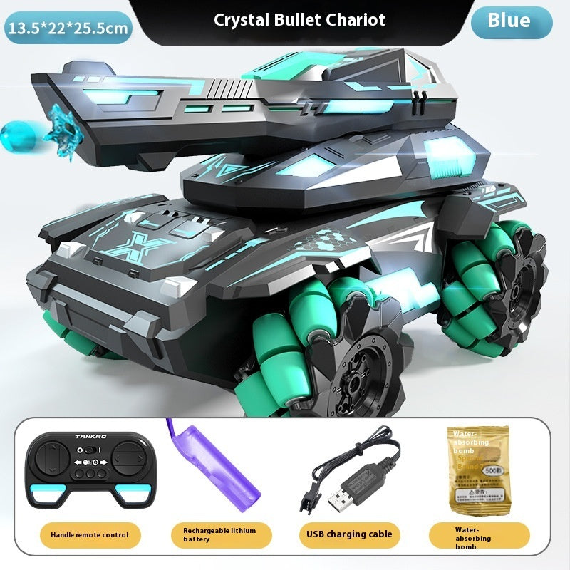 Armored Stunt Water Bomb Tank Children Toy Remote Control Car