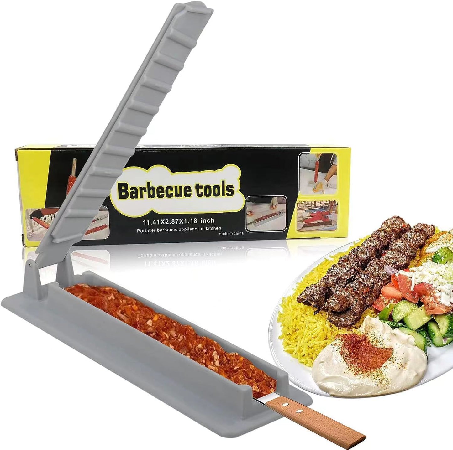 Portable Outdoor Kabob Meat Maker