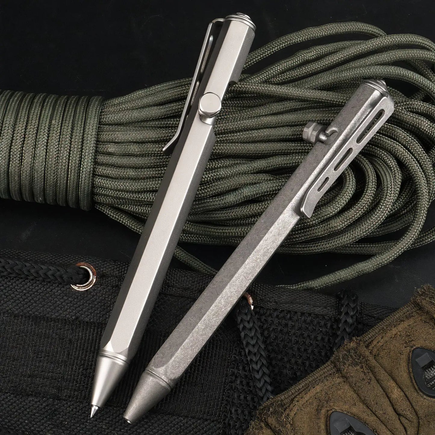 Titanium Emergency Glass Breaker | Multipurpose Tactical Pen | Self Defence Tools for Men Women Outdoor Camping | Survival Kit