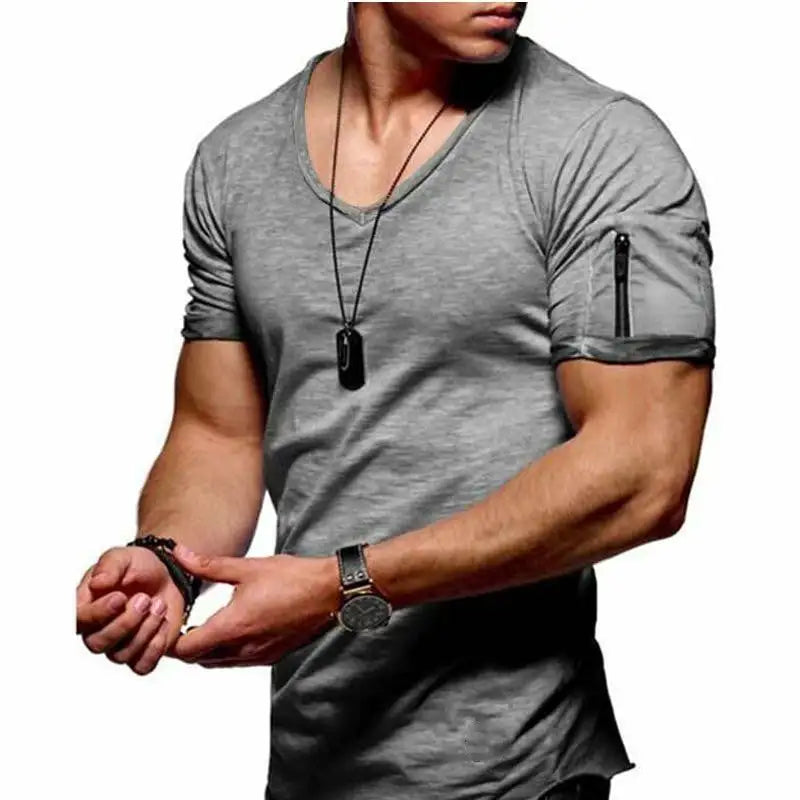 Men's V-Neck Casual T-Shirt – Stylish &amp; Comfortable Everyday Wear