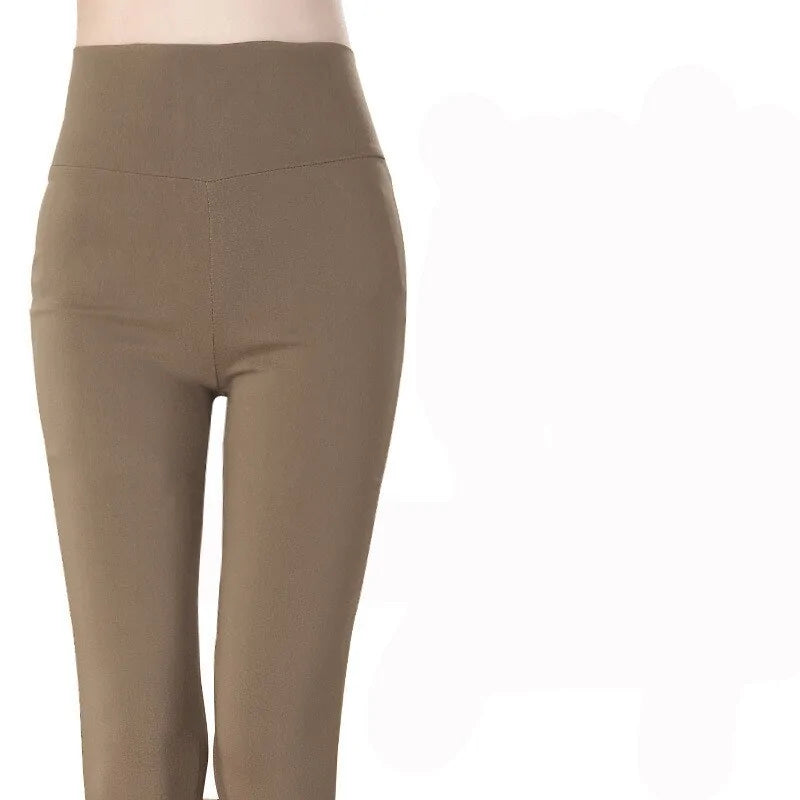 Summer Plus Size High Waist Stretch Leggings - 5XL/6XL Skinny Pencil Pants