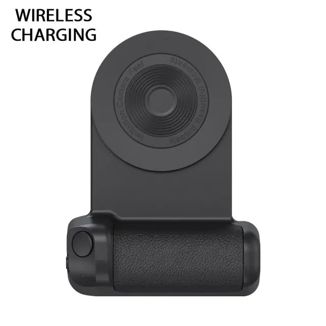 Magnetic Camera Handle Bluetooth Phone Grip Photo Bracket Anti-shake Selfie Device for Android and Apple Wireless Charging