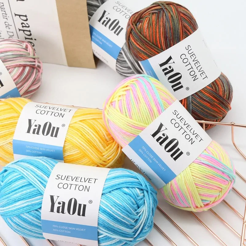 Cotton Hand Knitted Yarn