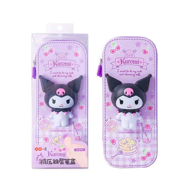 Sanrio PU Large Capacity Pencil Case