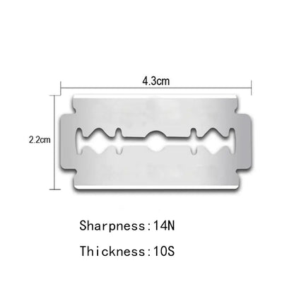 Double Edge Shaving Blades: Stainless Steel