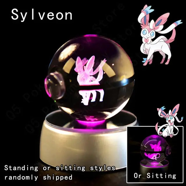 3D Pokémon Crystal Ball Lamp