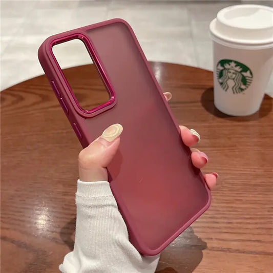 Luxury Matte Transparent Case