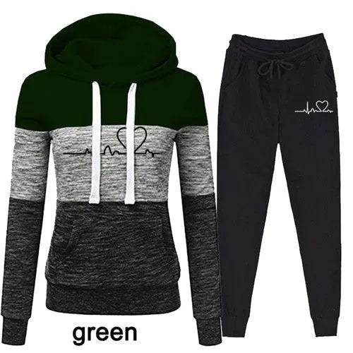 Casual Hoodie Sweat Suit - Comfortable & Stylish Loungewear for Everyday Wear