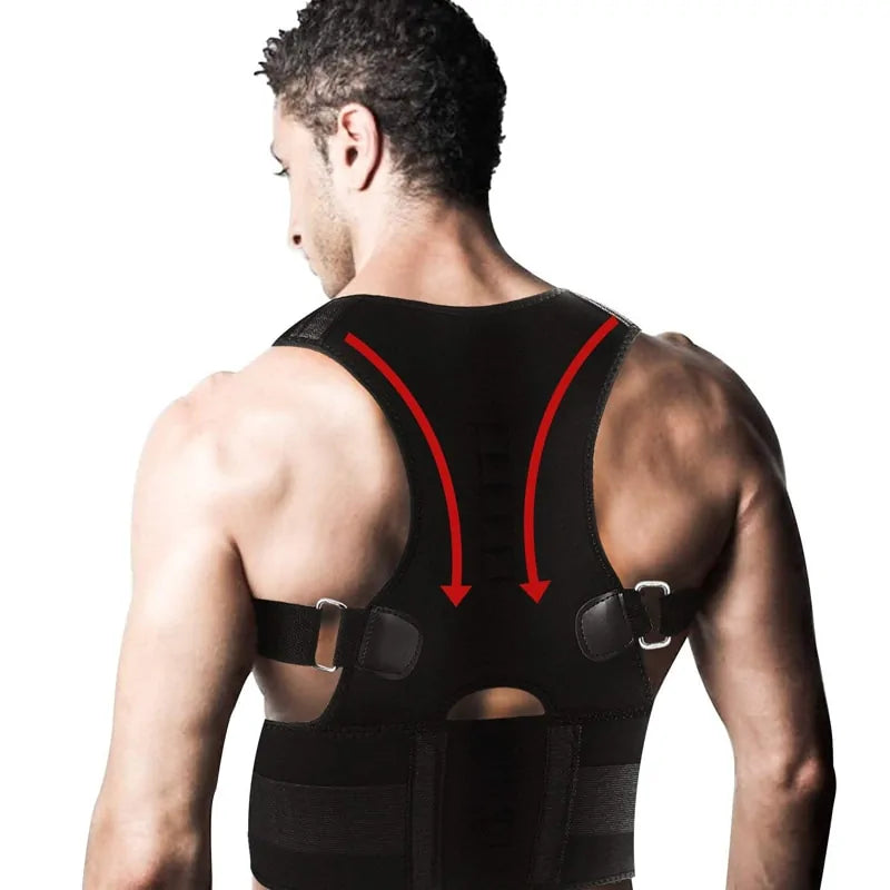 Adjustable Posture Corrector for Men and Women – Comfortable and Ergonomic Back Support