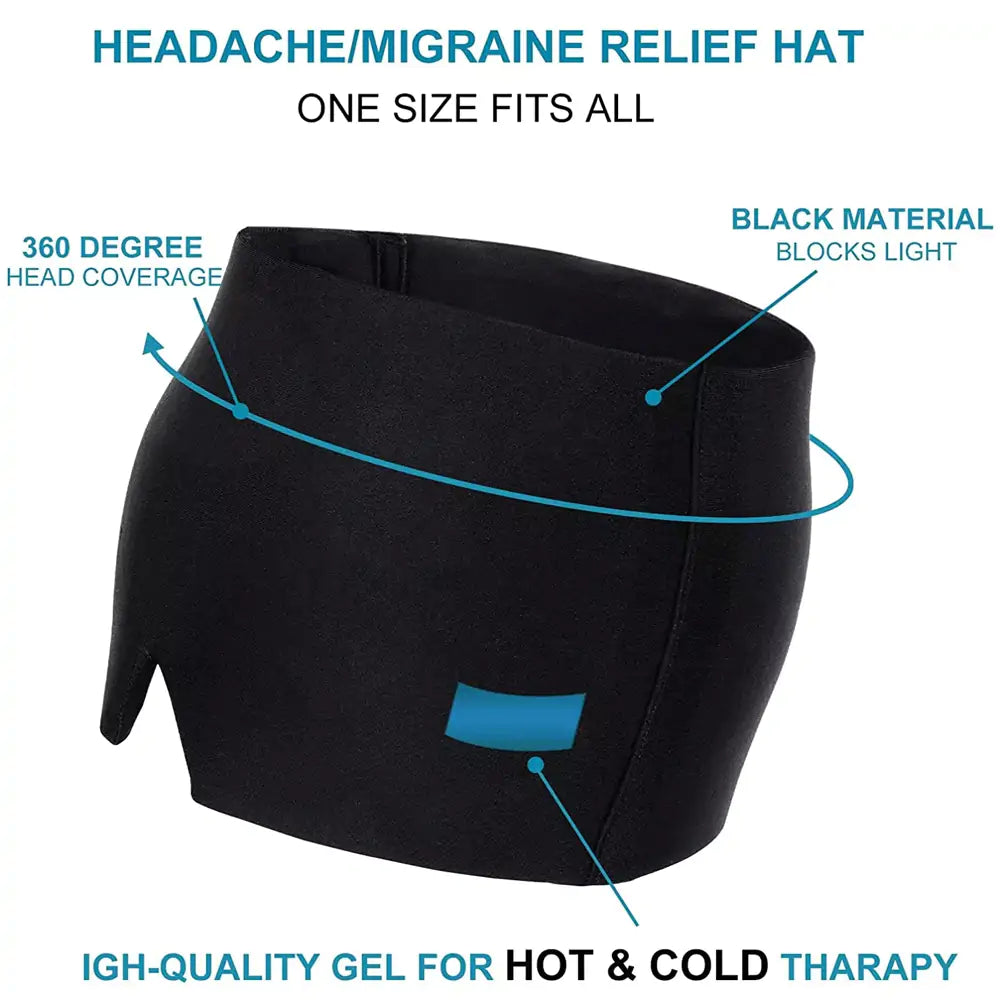 Cooling Gel Therapy Cap for Tension and Stress Relief