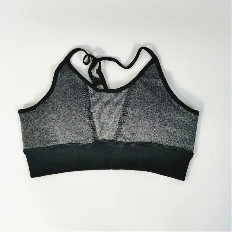 Grey/Beige Sports Bra