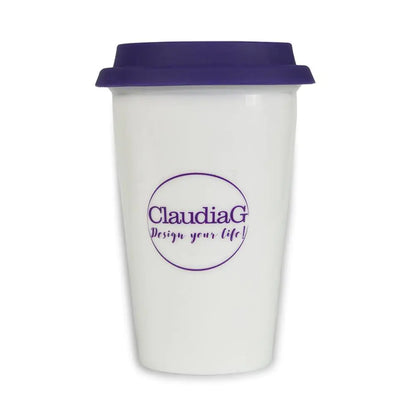 ClaudiaG Ceramic Travel Mug