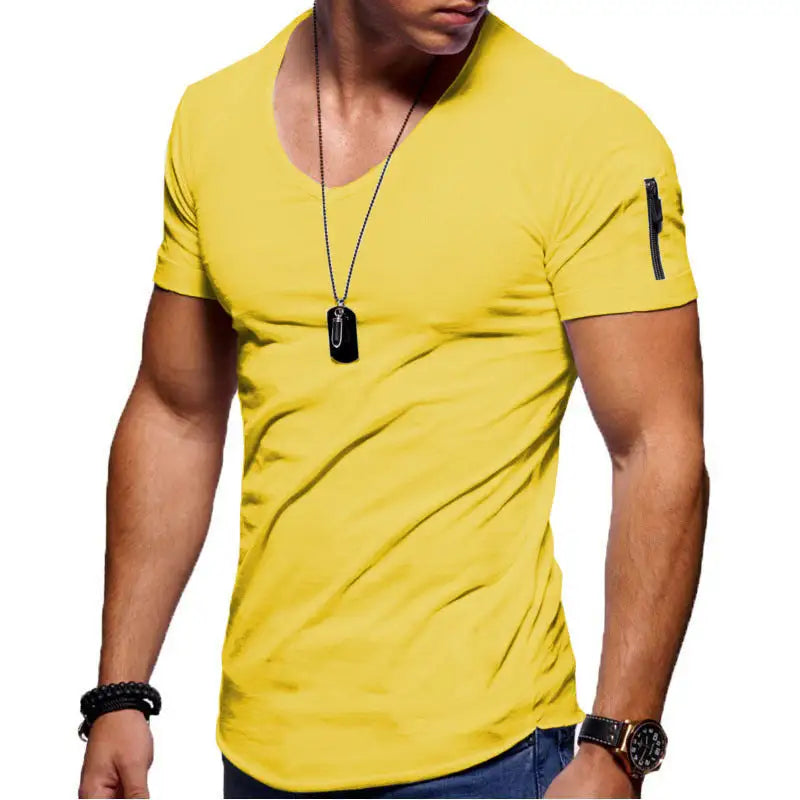 Men's V-Neck Casual T-Shirt – Stylish &amp; Comfortable Everyday Wear