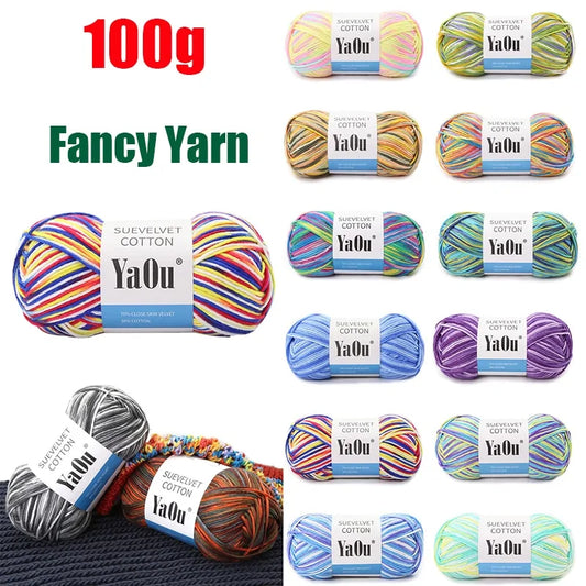 Cotton Hand Knitted Yarn