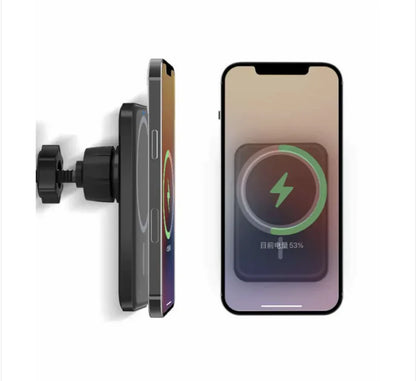 Magnetic Wireless Car Charger & Phone Mount